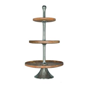 Holz-Etagere 3-fach