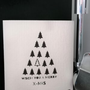Spüllappen Wisch you a merry X-Mas