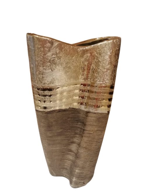 Vase "modern tall" goldbraun – Bild 3